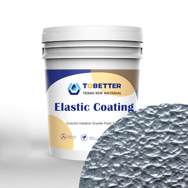 Dark Black Elastic Interior Coating Dirt Resistance Elastic Wall Paint Same As Nippon