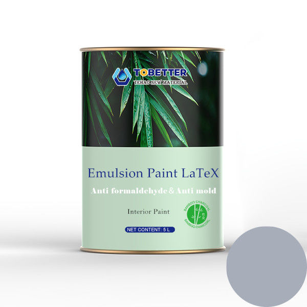 Light Indigo Blue Wall Coating Paint For Interior Walls Eco-Friendly And Resistant To Formaldehyde